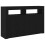 VidaXL vidaXL Sideboard Black Oak 116 x 30 x 75 cm Engineered Wood 2