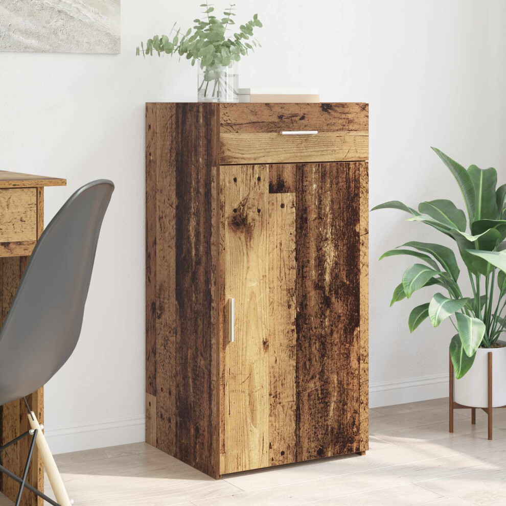 Vidaxl Sideboard Old Wood 45 X 42.5 X 93 Cm Engineered Wood