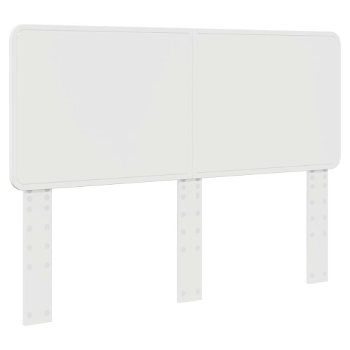 VidaXL vidaXL Headboard Gloss White Engineered wood 1