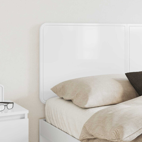 VidaXL vidaXL Headboard Gloss White Engineered wood 2