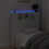 VidaXL vidaXL Storage Headboard with LED White Engineered Wood 3