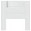 VidaXL vidaXL Storage Headboard with LED White Engineered Wood 4