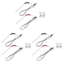 6-Pack Repalcement Meat Probe for Weber Grill and Smoker,Temperature Probe with Probe Clip Accessories