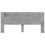 VidaXL vidaXL Storage Headboard with LED Concrete Grey Engineered Wood 4