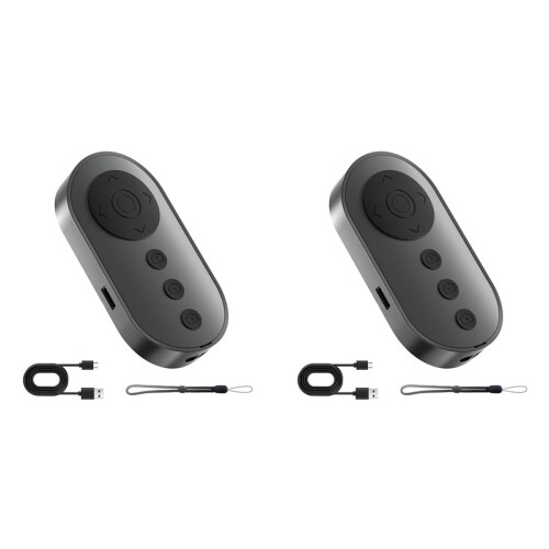 2X  Camera Remote Shutter with  and Front/Rear Camera ,Video Remote Control Selfie Stick