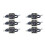 6 Pcs OV9732 100 Degrees 1280x720 30fps Camera Module for Autodarts Io with 2M Cable,PCB SIZE:32x32mm, Camera Module 1