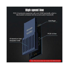 Portable 1 TB external SSD for Xbox Series X/S, external console hard drive conversion box M.2 expansion card slot