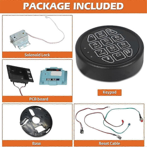 Replacement Keyboard with Security Lock Feature & Programmable Electronic Design for Secure Use