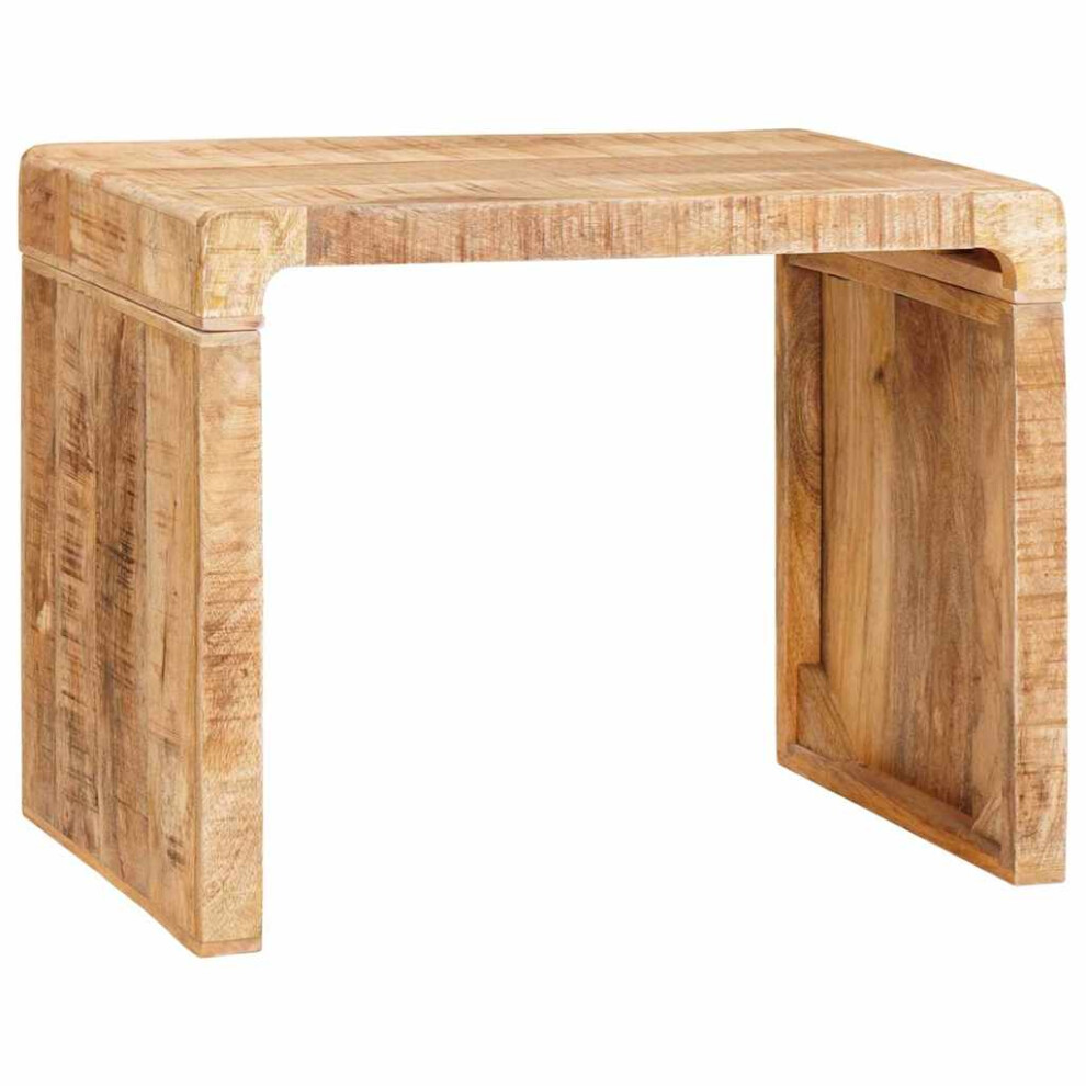 Vidaxl End Table Brown 60 X 35 X 46 Cm Solid Mango Wood
