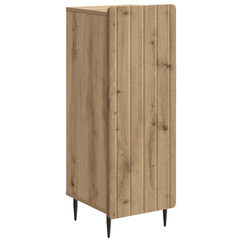 Vidaxl Sideboard Artisan Oak 34.5 X 33 X 92 Cm Engineered Wood