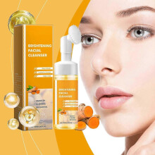 Turmeric Facial Cleanser Deeping Cleansing Facial Moisturising Brightening Beautiful Without Tightness 100ml