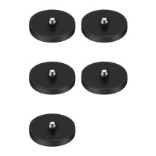 5X Magnetic Suction Bracket Base 1/4 Inch Screw Thread Hole Action Camera Holder Camera Photography Accessories