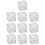 40Pcs Acrylic Box Trays for 0.39Inch 10mm Elements Cubes Clear Case Periodic Table Bracket for Elements Collections 2