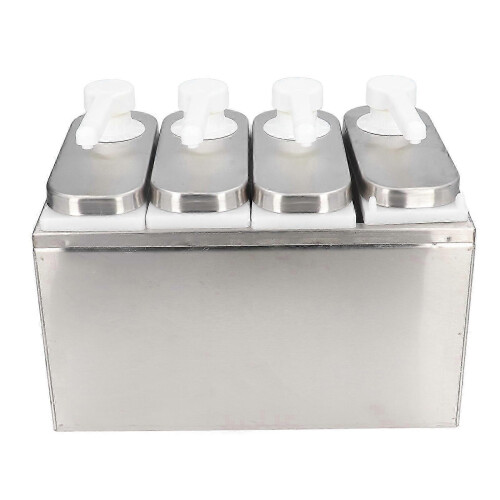 Sauce Dispenser Pump Condiment Squeeze Container for Kitchen Restaurant