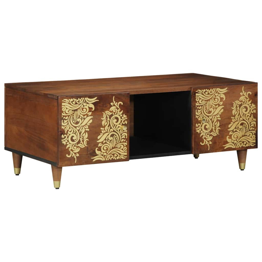 Vidaxl Coffee Table Honey Brown 100 X 54 X 40 Cm Solid Mango Wood