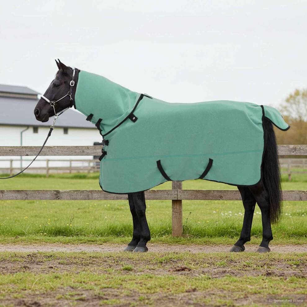 Vidaxl Horse Blanket Special Green 135 Cm Polyester