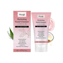 Hydrating Facial Cleanser Cream, Moisturizing Facial Cleanser, Gentle Skin Cleanser with Coconut-derived, Aloe Vera & Hyaluronic Acid