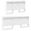 VidaXL vidaXL Storage Headboard with Shelf White 150 cm Engineered Wood 5