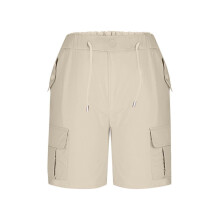 (M, apricot) Shorts for Women Quick Dry Cargo Shorts with Pockets Outdoor Drawstring Knee Length Hiking Short Yellow S