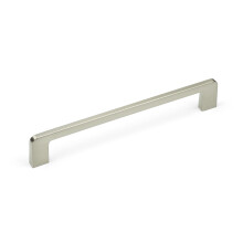 160mm Satin Nickel Cabinet Grey Curved Handle Kitchen
