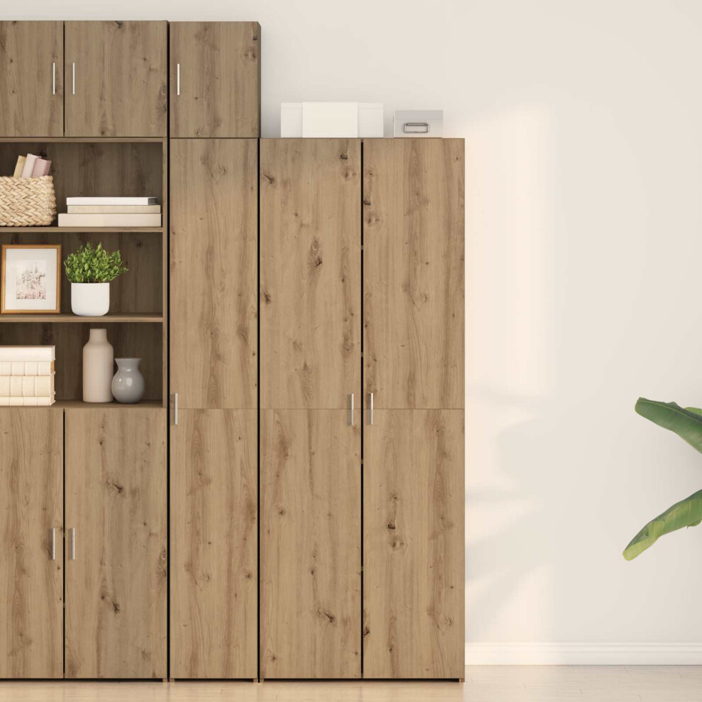 Vidaxl Highboard 2 Pcs Artisan Oak 70 X 42.5 X 185 Cm