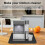 Kitchen Countertop Ice Maker Pad with Dish Drying Mat Easy Clean Surface 2