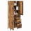 VidaXL vidaXL Highboard with Drawer 2 pcs Old Wood Engineered Wood 3