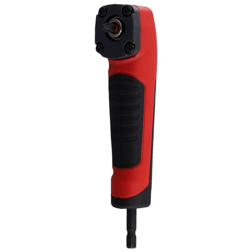 2X 90 Degree Right Angle Drilling Shank Extension Adapter 1/4 Inch Magnetic Screwdriver Hex Drill Socket Holder 2
