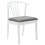 VidaXL vidaXL Dining Chair 2 pcs White and Grey Solid Rubberwood 3
