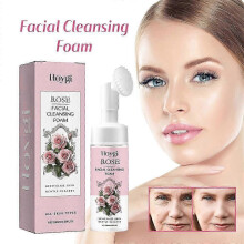 (1pc) 1-3X Rose Cleansing Foam Rose Cleansing Foam Cleanser 100Ml