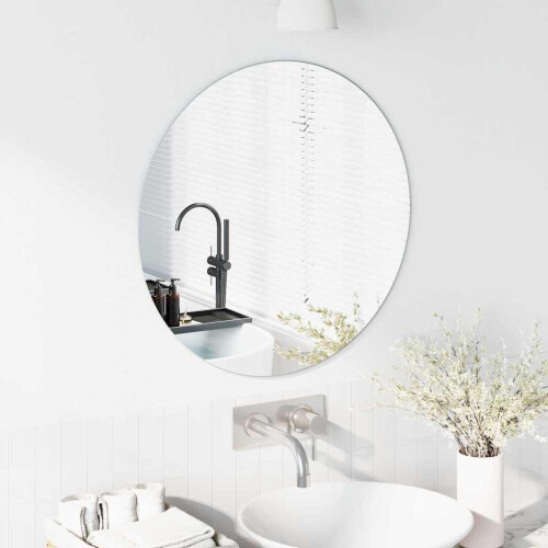 VidaXL vidaXL Wall Mirror Round Ø 60 cm Tempered Glass 1