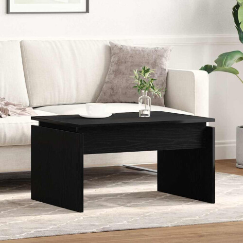 VidaXL vidaXL Coffee Table Black Oak 68 x 50 x 38 cm Engineered Wood 1