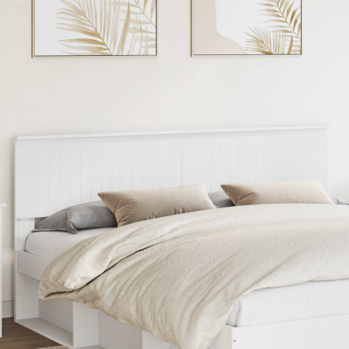 VidaXL vidaXL Headboard White Engineered wood