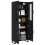 VidaXL vidaXL Highboard 2 pcs Black oak Engineered wood 5