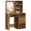 VidaXL vidaXL Dressing Table 2 pcs Brown 50 x 41 x 135 cm Engineered wood 3