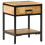 VidaXL vidaXL Bedside Table Brown 40 x 35 x 50 cm Solid Mango Wood and Metal 3