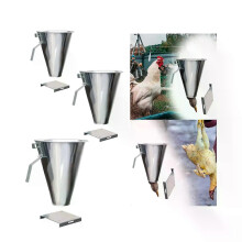 Poultry Restraining Cone Chicken Bleeding Funnel Supplies Simple to Use Slaughter Tool Funnel Chicken Plucker for Farm Birds