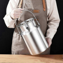 5L Stainless Steel Milk Dispenser with Spigot Food Grade Jug for Home Commercial Kitchen Use_fyj