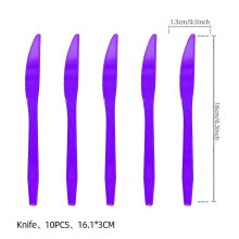 (Knife-10Pcs) Demon Hunter Birthday Party Supplies Set: porslin, banderoll, trtplgg och ballonger fr barnzz33