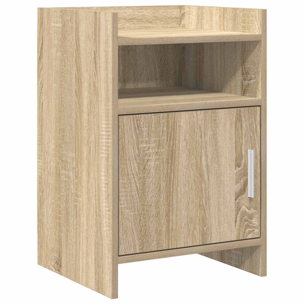 Vidaxl Bedside Tables Sonoma Oak 40 X 36 X 60 Cm Engineered Wood