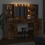 VidaXL vidaXL Dressing Table Set with Drawer 3 pcs Smoked Oak Engineered Wood 3