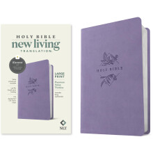 NLT Large Print Premium Value Thinline Bible: New Living Translation, Lavender Song, Premium Value Thinline, Filament-enabled Edition: New Living ...