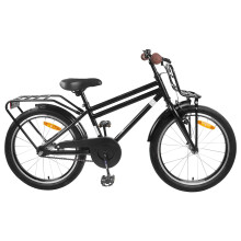 vidaXL Kids Bike 18 Inches for 5-7 Years Old Black
