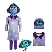 (190, Envy) Inside Out 2 Cosplay Costume Party Fancy Dress Set Jumpsuit Bodysuit for Men Women!zz42