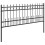 VidaXL vidaXL Spike Ring Fence HORST Black 4
