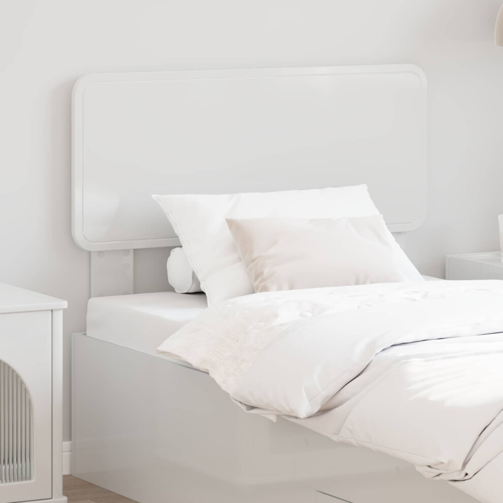 Vidaxl Headboard Gloss Engineered Wood White