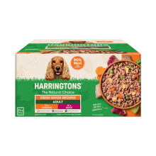 Harringtons Complete Wet Tray Grain Free Hypoallergenic Adult Dog Food Mixed Pack 24x150g - Chicken & Duck - Made with All Natural Ingredients