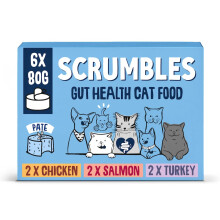 Scrumbles Wet Cat Pate Classic Selection 6 x 80g