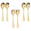 Buffet Serving Utensils Stainless Steel Spoons Slotted Sporks Solid for Dinner Crowds 6Pcs 4