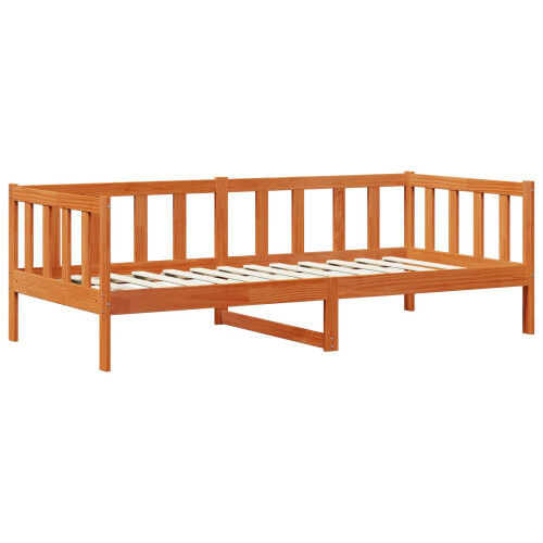 VidaXL vidaXL Day Bed Set 3 pcs Wax Brown Solid Pine Wood 1